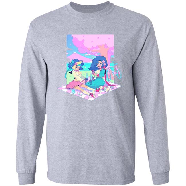 Game Grumps Merch Game Gyaru Sakura Picnic Tee Game Grumps Merch Game Gyaru Sakura Picnic Tee