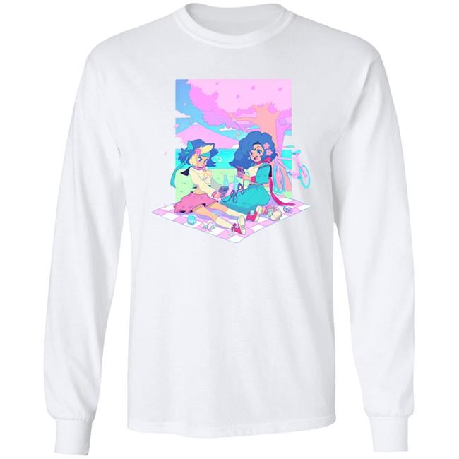 Game Grumps Merch Game Gyaru Sakura Picnic Tee Game Grumps Merch Game Gyaru Sakura Picnic Tee