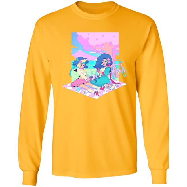 Game Grumps Merch Game Gyaru Sakura Picnic Tee Game Grumps Merch Game Gyaru Sakura Picnic Tee