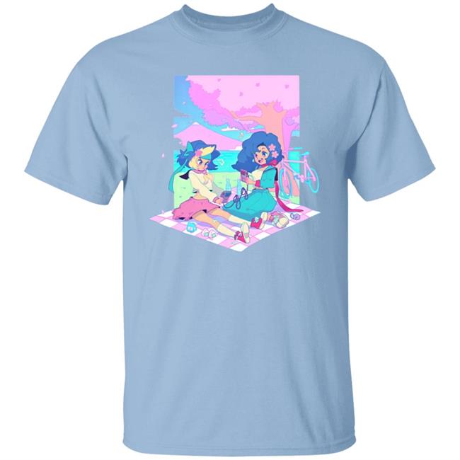 Game Grumps Merch Game Gyaru Sakura Picnic Tee Game Grumps Merch Game Gyaru Sakura Picnic Tee