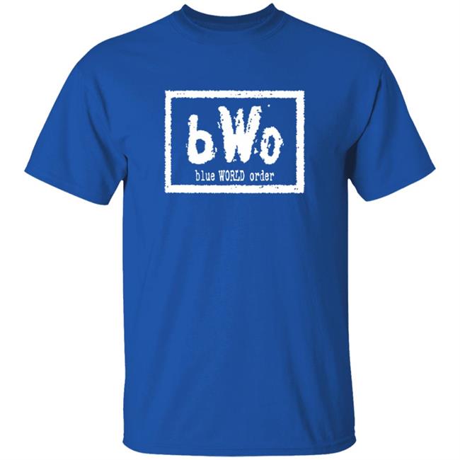 Blue Meanie Blue World Order T Shirt Pro Wrestling Tees Blue Meanie Blue World Order T Shirt Pro Wrestling Tees