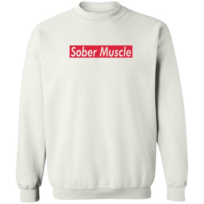 Sober Muscle Merch SM Sweatshirt Sober Muscle Block Logo