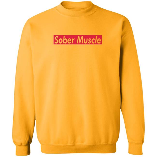 Sober Muscle Merch SM Sweatshirt Sober Muscle Block Logo Sober Muscle Merch SM Sweatshirt Sober Muscle Block Logo