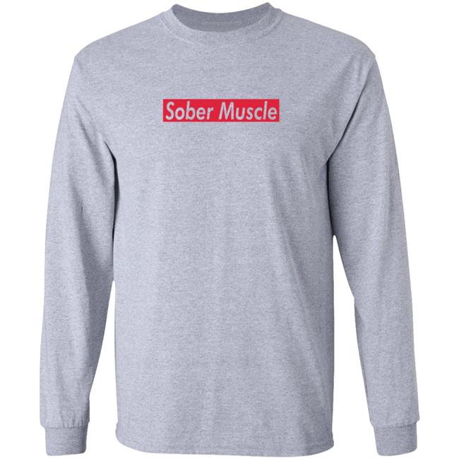 Sober Muscle Merch SM Sweatshirt Sober Muscle Block Logo Sober Muscle Merch SM Sweatshirt Sober Muscle Block Logo