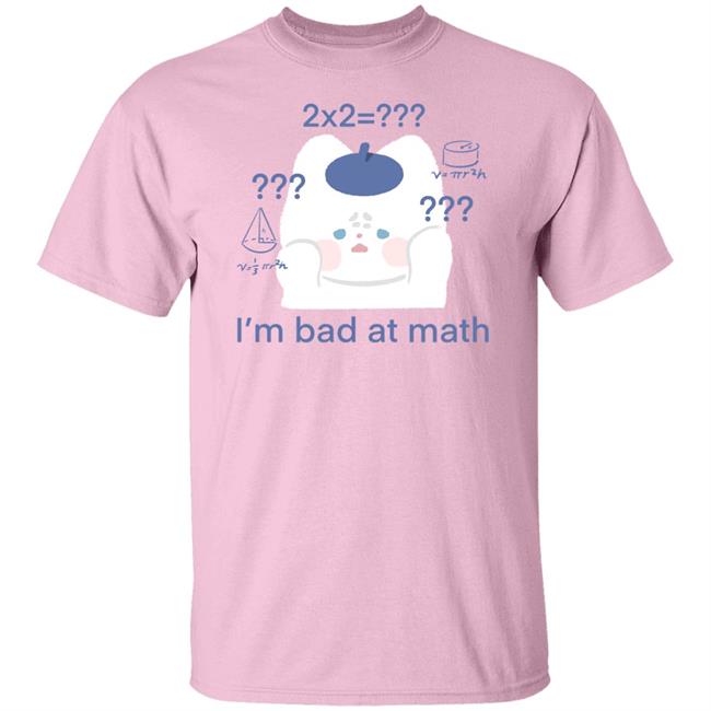 Maobabie I'm Bad At Math Shirt Jennie