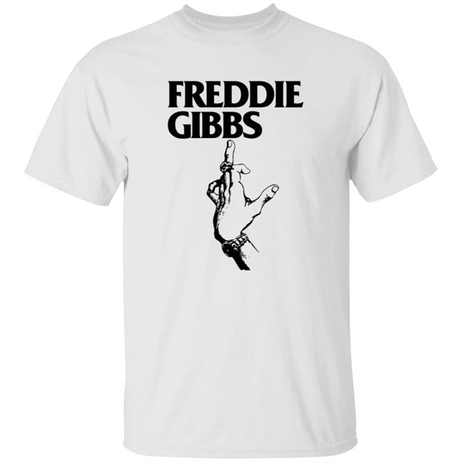 Middle Finger Tee White Freddie Gibbs Merch Kane Comics