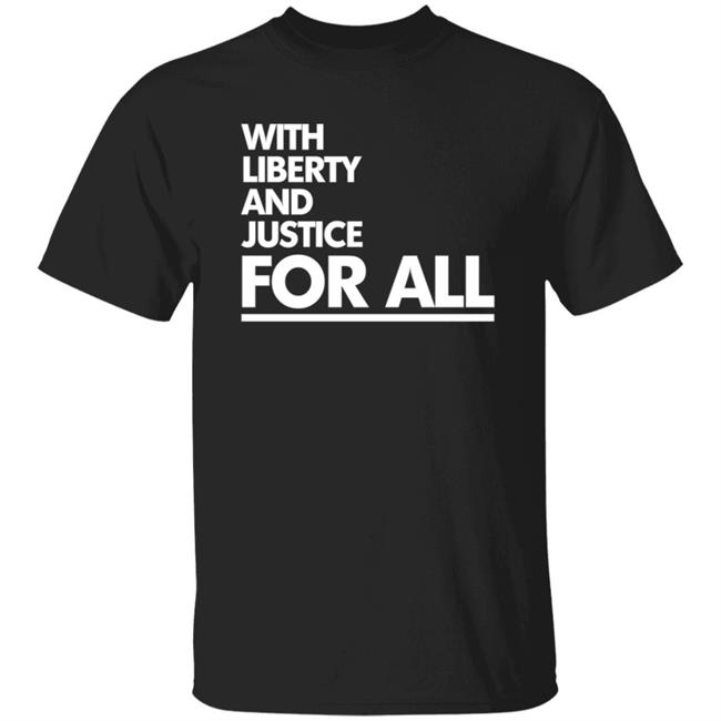 With Liberty And Justice For All T Shirt Timberwolves And Nets