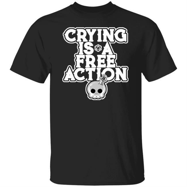 Gemmed Firefly Merch Crying is a Free Action T Shirt