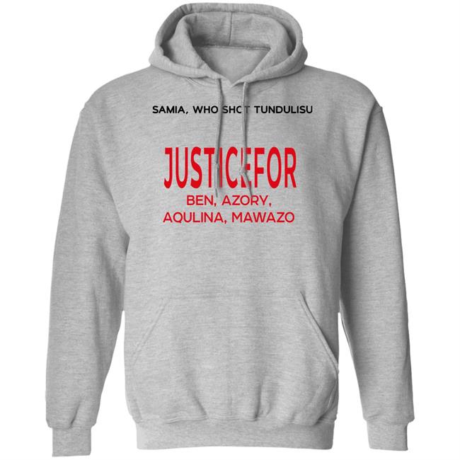 Justice For Ben Azory Aqulina Mawazo Shirt Liberatus Mwang'ombe Justice For Ben Azory Aqulina Mawazo Shirt Liberatus Mwang'ombe
