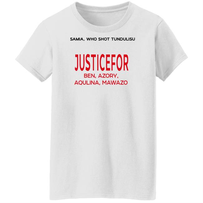 Justice For Ben Azory Aqulina Mawazo Shirt Liberatus Mwang'ombe Justice For Ben Azory Aqulina Mawazo Shirt Liberatus Mwang'ombe