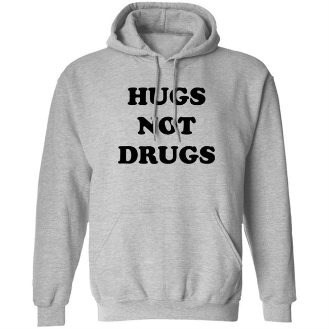 Danny Duncan Merch Dannyduncan69 Hugs Not Drugs Grey Hoodie