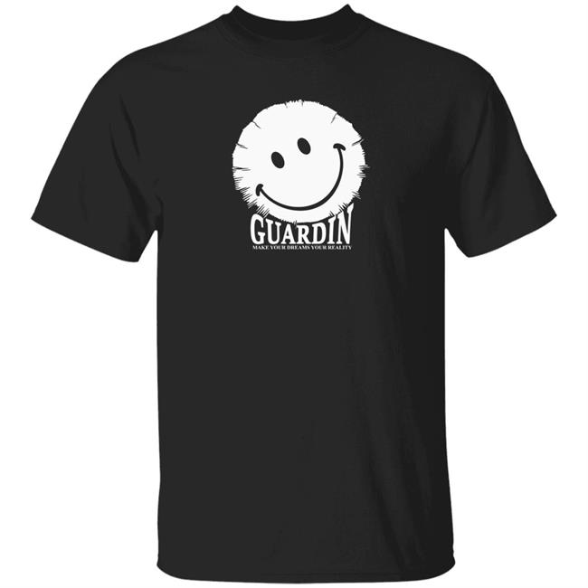 Guardin Limited Run Store Merch Smiley Face Tee Shirt Astra Lagenda