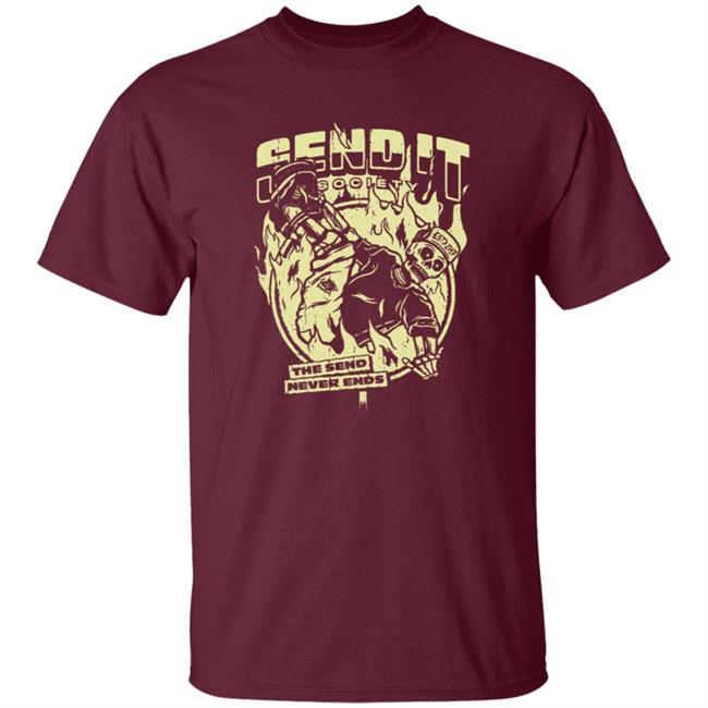 Zombie Tee Senditsociety The send Never Ends