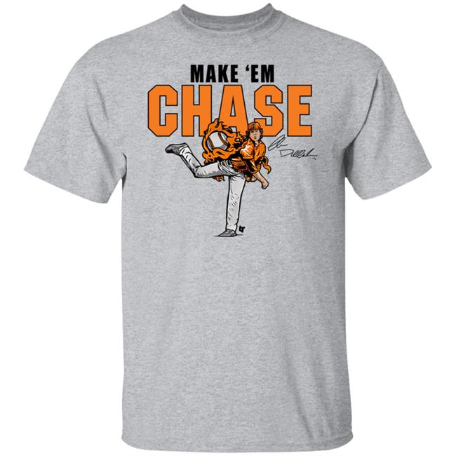 Breakingt Merch Tennessee Volunteers Fans Chase Dollander Make Em Chase Shirt