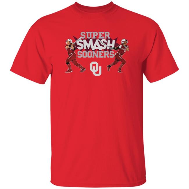 Breaking T Merch Oklahoma Softball Super Smash Sooners Shirt