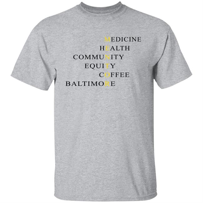 Panagis21 Galiatsatos Medicine Health Community Equity Coffee Baltimore Mentor Shirt