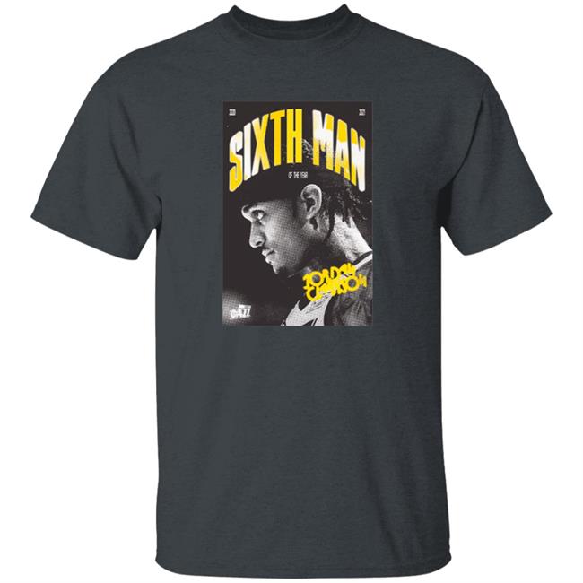 Utah Jazz Merch Clarksons 6Th Man Of The Year T Shirt