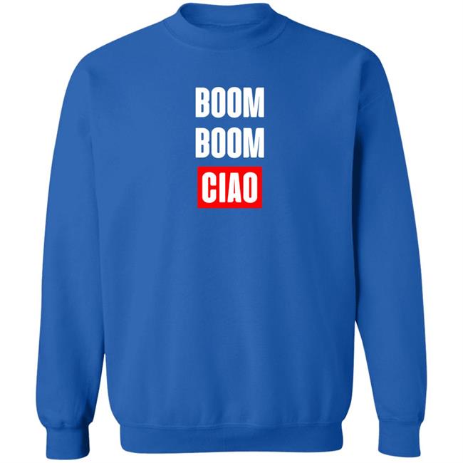 Shop Money Heist Merch Store Boom Boom Ciao Shirt