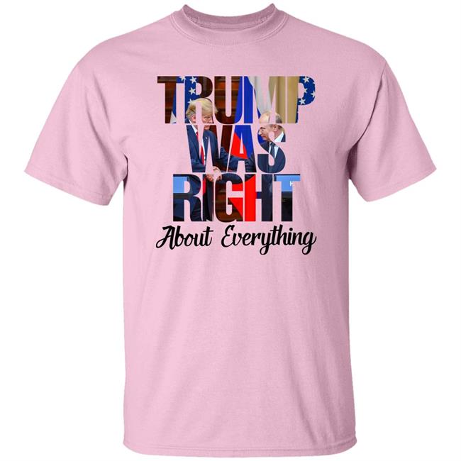 Trump Putin Doug Trump Was Right About Everything Shirt