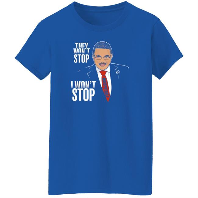 Dr. Rashad Richey Cenk Uygur They Won't Stop I Won't Stop Shir Shop TYT Merch
