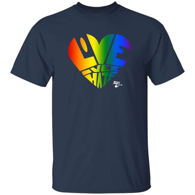 Mimi’S Fresh Tees Merch Baonpdx Portland Thorns Fc Pride Love Over Hate Shirt