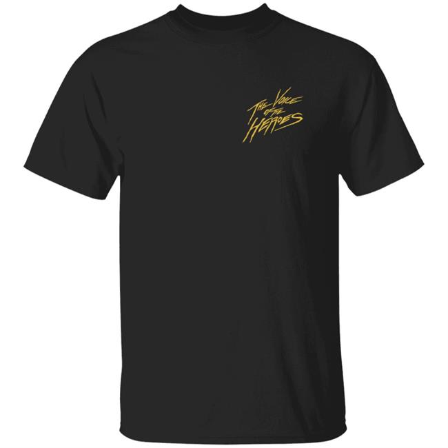 4Tf Merch Voth Album Tee Black The Voice Of The Heroes