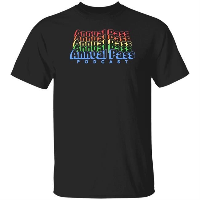 Dave Cobb Annual Pass Jack Pattillo Geoff Ramsey Rooster Teeth Merch Annual Pass Pride Stack Shirt