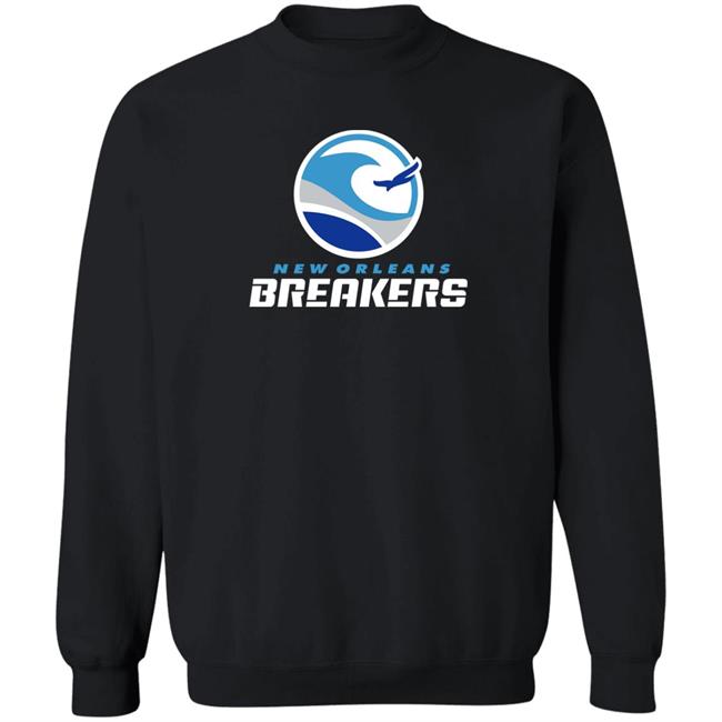 Usfl New Orleans Breakers Logo T Shirt New Orleans Breakers Merch