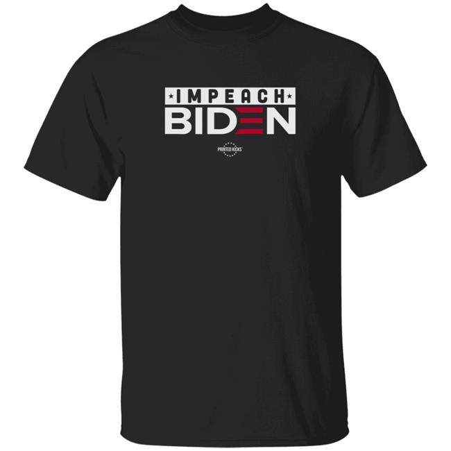Impeach Biden Printed Kicks T Shirt