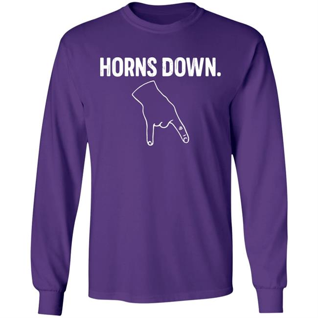 Horns Down Shirt OU Oklahoma