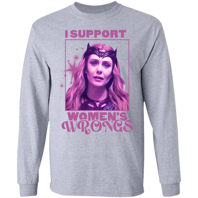 Scarlet Witch I Support Women's Wrongs Shirt