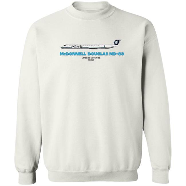Rob Delaney Mcdonnell Douglas Md-83 Alaska Airlines T Shirt