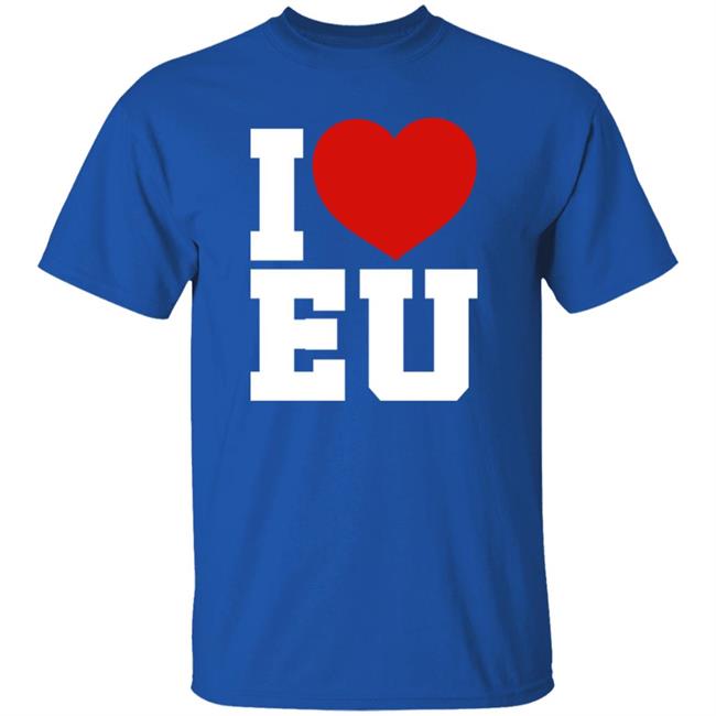 Pride Parade I Love Eu T Shirt Ukraine
