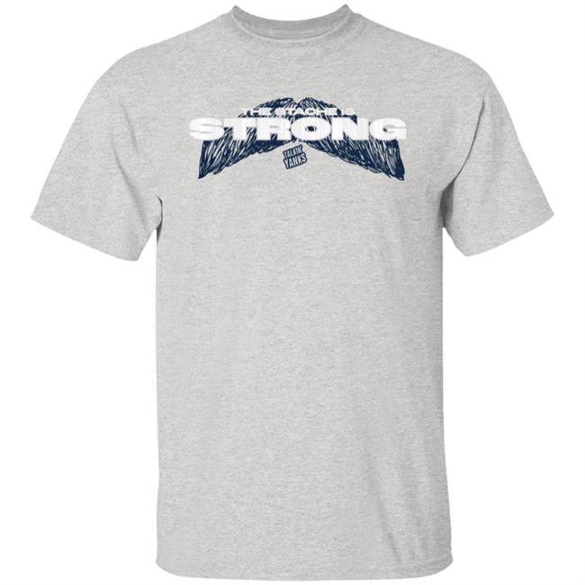 Jomboy Media Merch Store The Stache Is Strong Shirt Talkin' Yanks