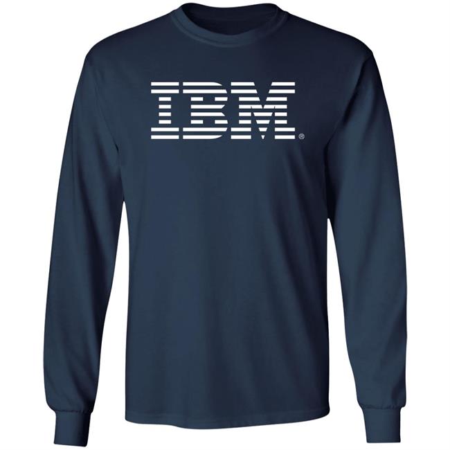 Ibm Logo T Shirt Navy Dad Feels