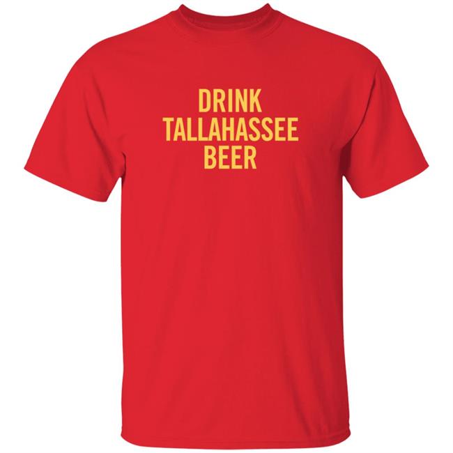 TLH Beer Society Drink Tallahassee Beer Red T Shirt
