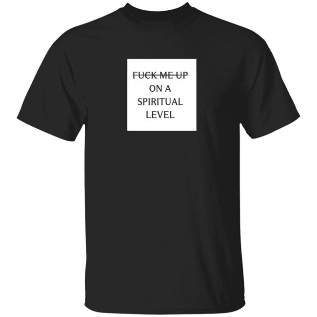 Alison Wonderland Merch Fuck Me Up On A Spiritual Level Black T Shirt