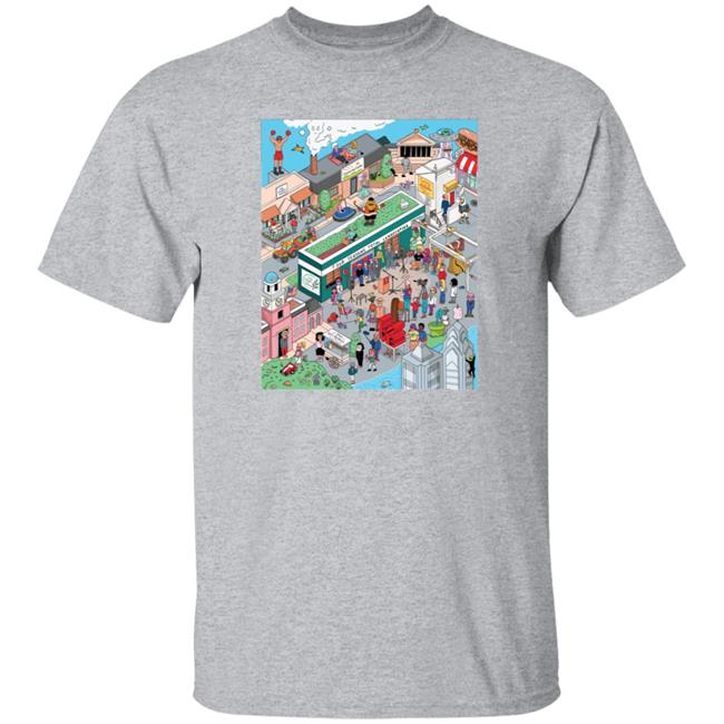 Four Seasons Total Landscaping Merch Philly Press Conference Tee Shirt Four Seasons Total Landscaping Merch Philly Press Conference Tee Shirt