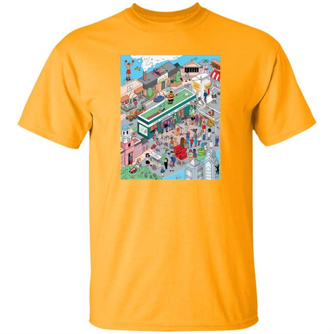 Four Seasons Total Landscaping Merch Philly Press Conference Tee Shirt Four Seasons Total Landscaping Merch Philly Press Conference Tee Shirt