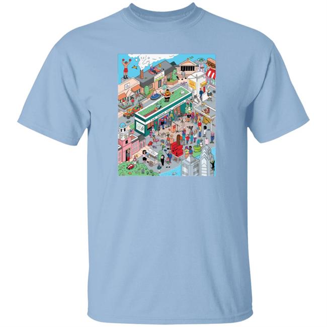 Four Seasons Total Landscaping Merch Philly Press Conference Tee Shirt Four Seasons Total Landscaping Merch Philly Press Conference Tee Shirt