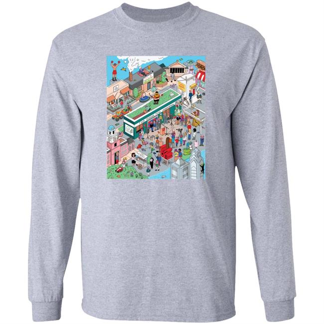 Four Seasons Total Landscaping Merch Philly Press Conference Tee Shirt Four Seasons Total Landscaping Merch Philly Press Conference Tee Shirt