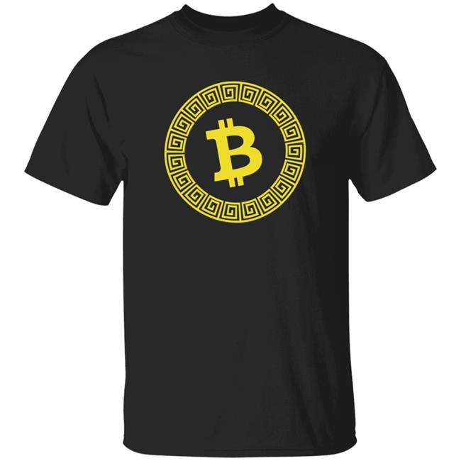 Bitcoin Merch Bitcoin Circle T Shirt Black