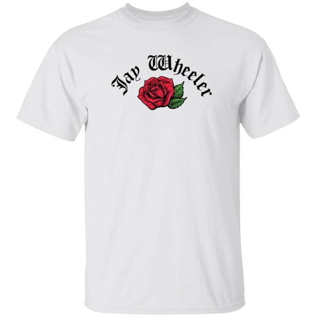 Jay Wheeler Merch Jay Wheeler Old English Rose White Tee Shirt