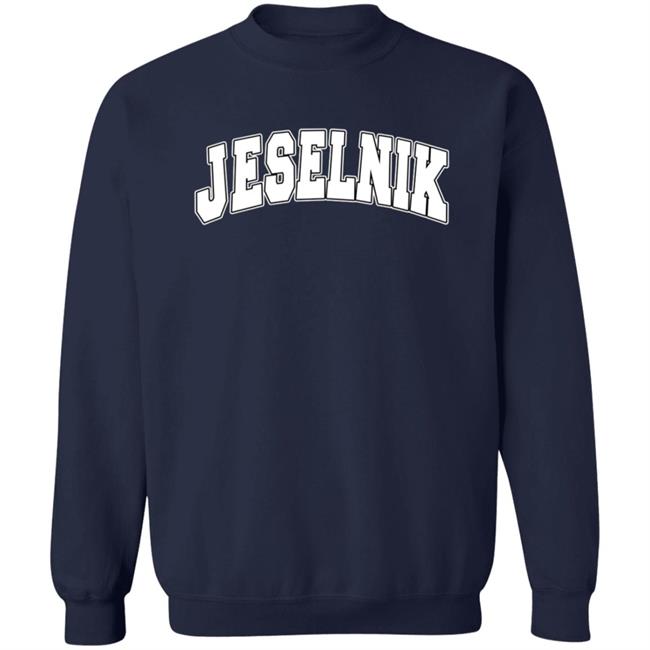 Anthony Jeselnik Merch Jeselnik Navy Crew Sweatshirt