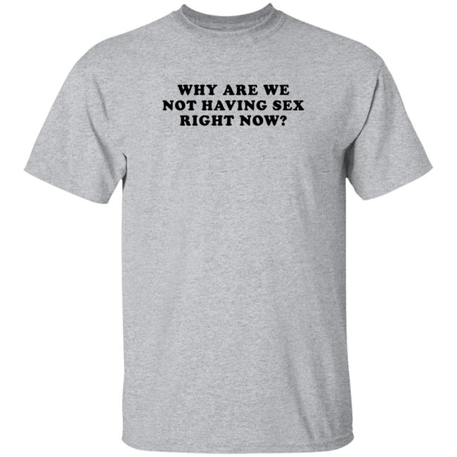 Why Are We Not Having Sex Right Now T Shirt Chloe Temple Duc - Why Are We Not Having Sex Right Now T Shirt Chloe Temple