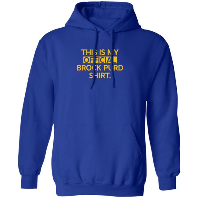 This Is My Official Grock Purd Shirt T Shirt Brandon Walker This Is My Official Grock Purd Shirt T Shirt Brandon Walker
