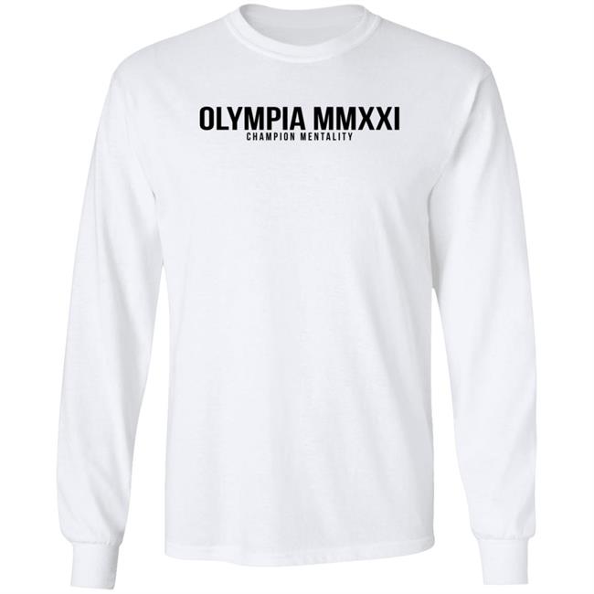 Chris Bumstead Merch Chris Bumstead Olympia Mmxxi Champion Mentality Sweatshirt Chris Bumstead Merch Chris Bumstead Olympia Mmxxi Champion Mentality Sweatshirt