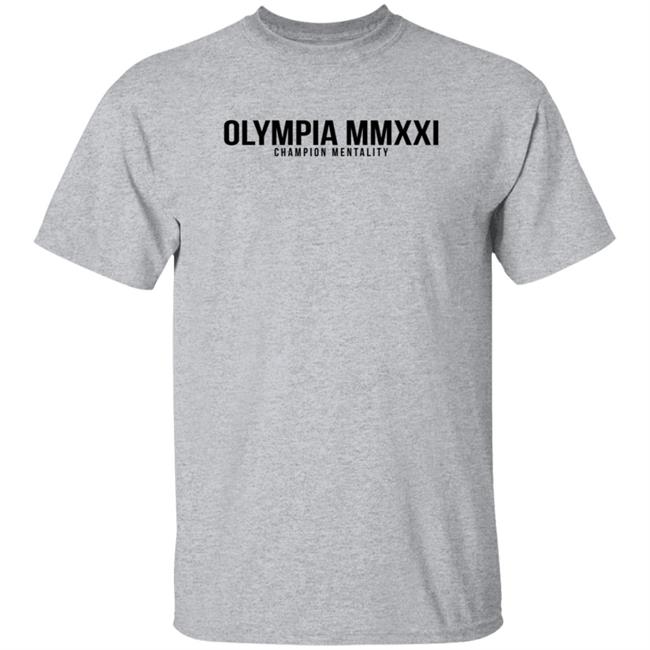 Chris Bumstead Merch Chris Bumstead Olympia Mmxxi Champion Mentality Sweatshirt Chris Bumstead Merch Chris Bumstead Olympia Mmxxi Champion Mentality Sweatshirt