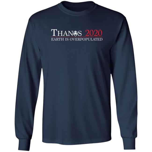 Jimmy Folino Thanos 2020 Earth Is Overpopulated Shirt Jimmy Folino Thanos 2020 Earth Is Overpopulated Shirt
