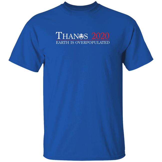 Jimmy Folino Thanos 2020 Earth Is Overpopulated Shirt Jimmy Folino Thanos 2020 Earth Is Overpopulated Shirt